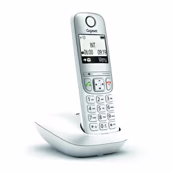 Gigaset A690, Téléphone analog/dect, Combiné sans fil, Haut-parleur, 100 entrées, Blanc