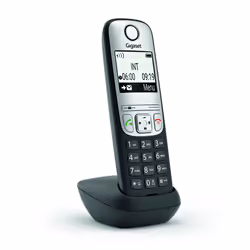 Gigaset A690HX, Téléphone analog/dect, Combiné sans fil, Haut-parleur, 150 entrées, Identification de l'appelant, Noir, Argen ...