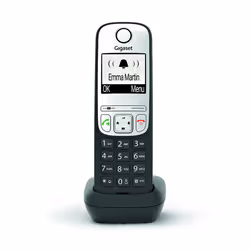 Gigaset A690HX Téléphone analog/dect Identification de l'appelant Noir, Argent