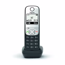 Gigaset A690HX Téléphone analog/dect Identification de l'appelant Noir, Argent