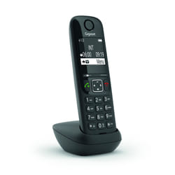 Gigaset AS690HX Téléphone analog/dect Identification de l'appelant Noir