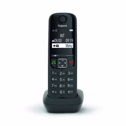 Gigaset AS690HX Téléphone analog/dect Identification de l'appelant Noir