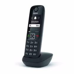 Gigaset AS690HX Téléphone analog/dect Identification de l'appelant Noir