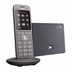 Gigaset CL690A SCB, Téléphone analog/dect, Combiné sans fil, Haut-parleur, 400 entrées, Identification de l'appelant, Noir