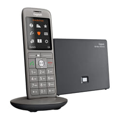 Gigaset CL690A SCB Téléphone analog/dect Identification de l'appelant Noir