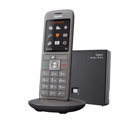 Gigaset CL690A SCB Téléphone analog/dect Identification de l'appelant Noir