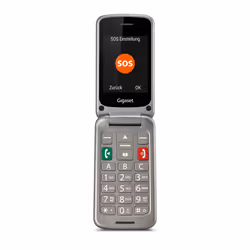 Gigaset GL590, Clapet, Double SIM, 7,11 cm (2.8"), 0,3 MP, 800 mAh, Argent