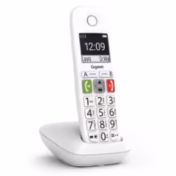 Gigaset E290 Duo Téléphone analog/dect Identification de l'appelant Blanc