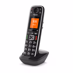 Gigaset E720HX Téléphone analog/dect Identification de l'appelant Noir - Vue supplémentaire 5