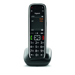Gigaset E720 Téléphone analog/dect Identification de l'appelant Noir