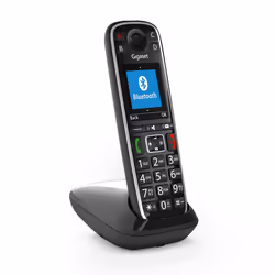 Gigaset E720 Téléphone analog/dect Identification de l'appelant Noir