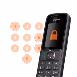 Gigaset S700H PRO Téléphone DECT Identification de l'appelant Anthracite - Vue supplémentaire 5