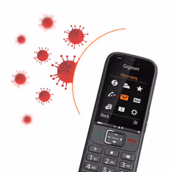 Gigaset S700H PRO Téléphone DECT Identification de l'appelant Anthracite - Vue supplémentaire 6