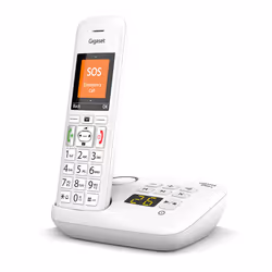 Gigaset E390A Téléphone DECT Identification de l'appelant Blanc