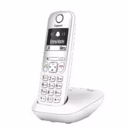 Gigaset AE690, Téléphone analog/dect, Combiné sans fil, Haut-parleur, 100 entrées, Identification de l'appelant, Blanc