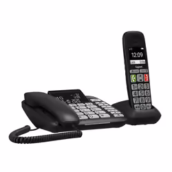 Gigaset DL780 Plus, Téléphone analog/dect, Combiné filaire et sans fil, Haut-parleur, 99 entrées, Identification de l'appelan ...
