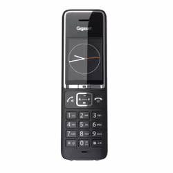 Gigaset 550 HX, Téléphone analog/dect, Combiné sans fil, Haut-parleur, 200 entrées, Noir