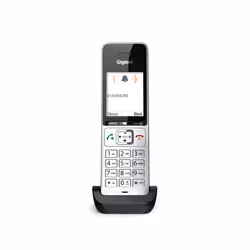 Gigaset COMFORT 500HX Téléphone analog/dect Identification de l'appelant Noir, Argent - Vue supplémentaire 4