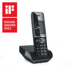 Gigaset COMFORT 550 Téléphone analog/dect Identification de l'appelant Noir