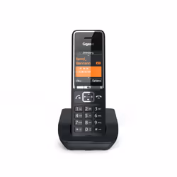Gigaset COMFORT 550 Téléphone analog/dect Identification de l'appelant Noir