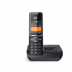 Gigaset COMFORT 550A Téléphone analog/dect Identification de l'appelant Noir