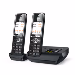 Gigaset COMFORT 550A duo Téléphone analog/dect Identification de l'appelant Noir - Vue supplémentaire 12