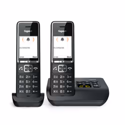 Gigaset COMFORT 550A duo Téléphone analog/dect Identification de l'appelant Noir - Vue supplémentaire 5