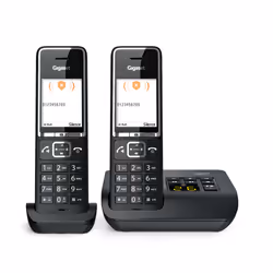 Gigaset COMFORT 550A duo Téléphone analog/dect Identification de l'appelant Noir - Vue supplémentaire 8