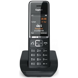 Gigaset COMFORT 550 téléphone Téléphone analog/dect Identification de l'appelant Noir