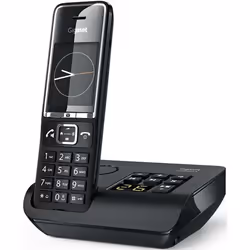 Gigaset COMFORT 550A, Téléphone DECT, Combiné sans fil, Haut-parleur, 200 entrées, Identification de l'appelant, Noir