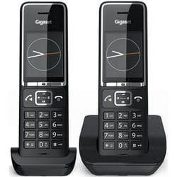 Gigaset COMFORT 550 DUO téléphone Téléphone DECT Identification de l'appelant Noir