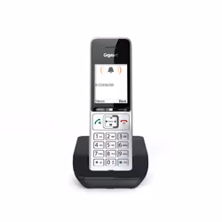 Gigaset COMFORT 500 Téléphone DECT Identification de l'appelant Noir, Argent - Vue supplémentaire 4