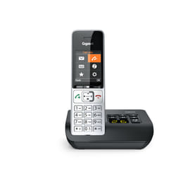 Gigaset COMFORT 500A Téléphone analog/dect Identification de l'appelant Noir, Argent