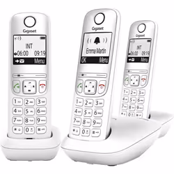 Gigaset A695 Trio - Téléphone DECT sans Fil - 3 combinés avec Grand écran à Haut Contraste - Excellente qualité Audio - Fonct ...