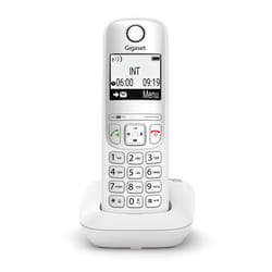 Gigaset AS490 Téléphone analog/dect Identification de l'appelant Blanc