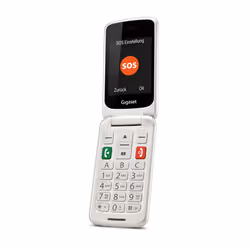 Gigaset GL590, Clapet, Double SIM, 7,11 cm (2.8"), 0,3 MP, 800 mAh, Blanc