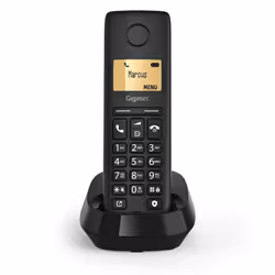 Gigaset PURE 100 Téléphone analog/dect Identification de l'appelant Noir
