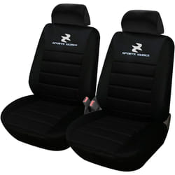 Woltu - Housse de siège de Voiture Universelle pour 2 sièges, Noir