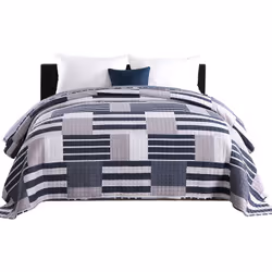 Description générale Ce couvre-lit de haute qualité s'intègre harmonieusement dans votre chambre grâce à son tissu doux et sa ...