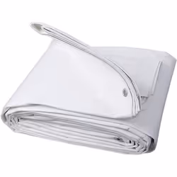 WOLTU Bâche de protection en polyéthylène Bâche d’extérieur Couverture de bateau280g-m2 3x6 m Blanc