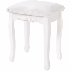 Information sur le produit: - Ce tabouret pour coiffeuse est attirant par son design baroque romantique et élégante. - Le siè ...