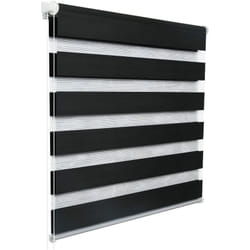 WOLTU 1 pièce Store Enrouleur Double, Fixation Rapide sans perçage, Isolant Thermique, 110x150cm, Anthracite VH5523an