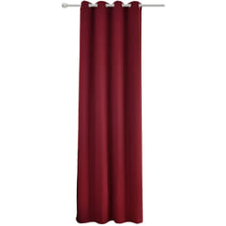 Woltu - 1 pièce Rideau occultant en Polyester, Rideau Opaque Suspension à œillets, 135x225cm, Bordeaux, VH5866bd