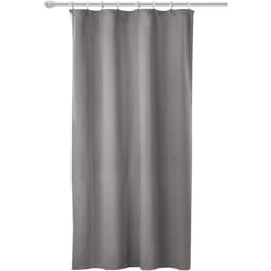 1PC Rideau Opaque Passe Tringle Rideau occultant en Polyester 135x175cm, Gris Foncé - Woltu