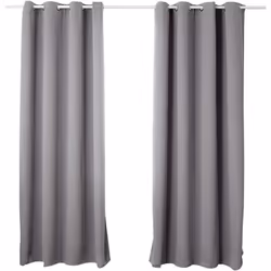Description générale Ces rideaux en 100% polyester sont conçus pour offrir une obscurité maximale et un confort acoustique. L ...