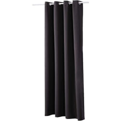 WOLTU 1 pièce Rideau occultant à œillets pour fenêtre Porte, Thermique Isolant, 135x175cm, Anthracite VH5879an