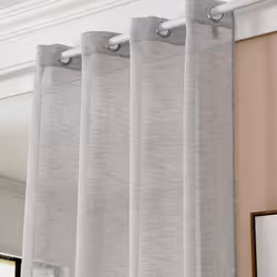 Information sur le produit: Fabriqué en 100% Polyester. effet transparent et souple. 8 oeillets en métal pour suspension. dia ...