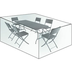 Woltu - Housse de protection pour meubles de jardin Imperméable, 240x136x88 cm, Transparent