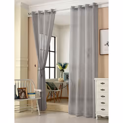 Information sur le produit: Fabriqué en 100% Polyester. effet transparent et souple. 8 oeillets en métal pour suspension. dia ...