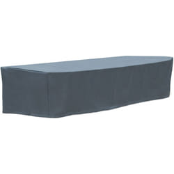 Housse de protection pour meubles de jardin Woltu Imperméble, 600 d Oxford, 218x77x55 cm, Anthracite